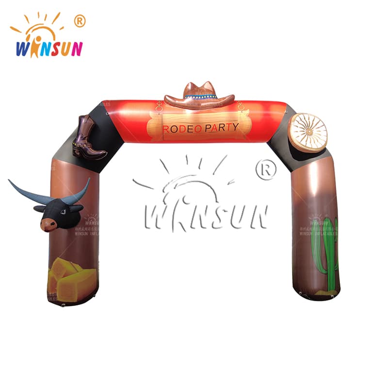 Rodeo Party Theme Inflatable Arch